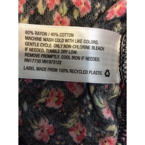 WILD Fable Slip Dress Black Floral - Picture 5 of 5